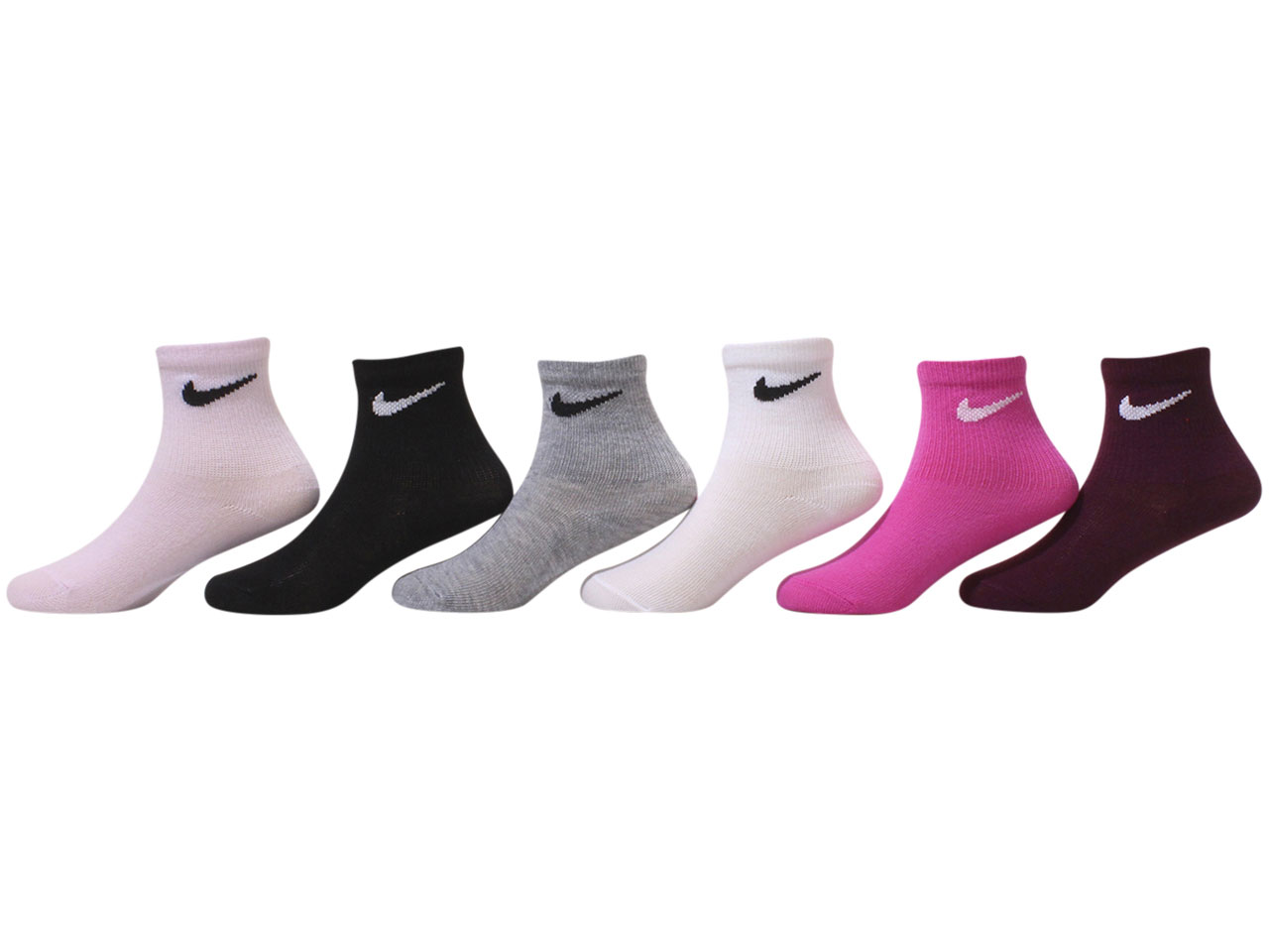 Nike Toddler/Little Boy's Crew Socks 6-Pairs Lightweight - Picture 4 of 5