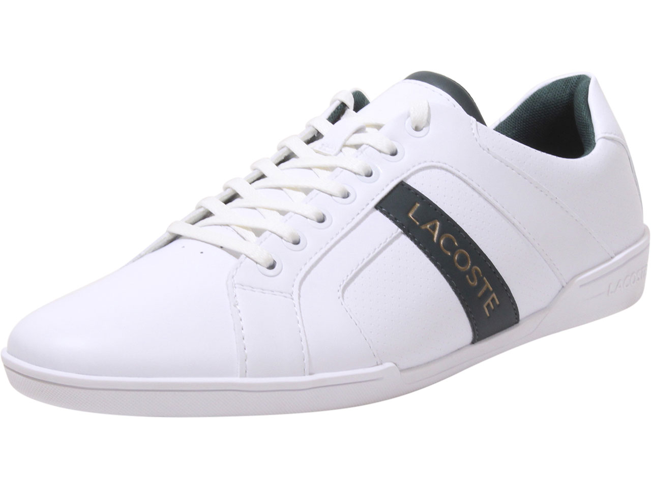 Lacoste Men's Chaymon-Club Sneakers White/Dark Green | eBay