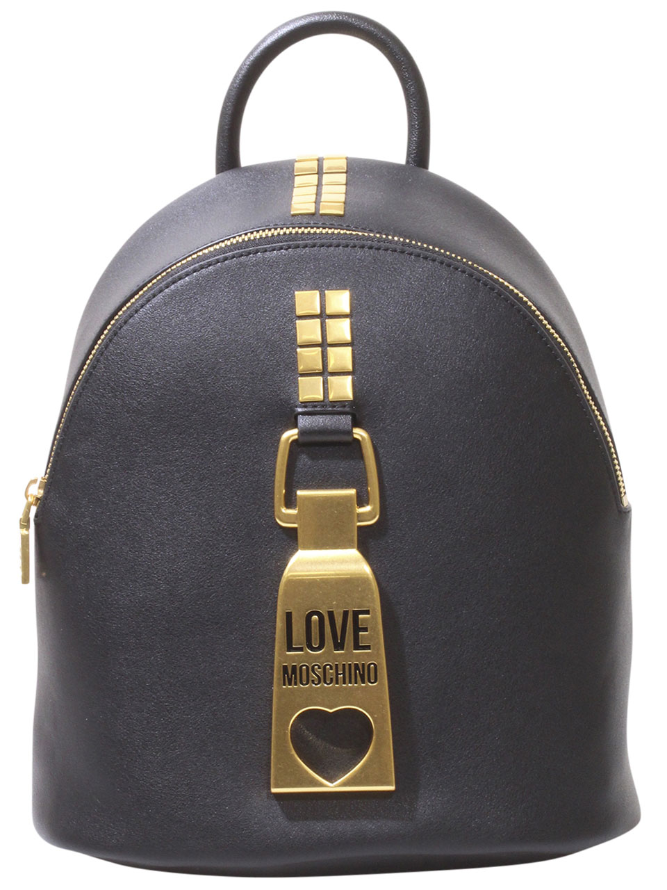 pink love moschino backpack