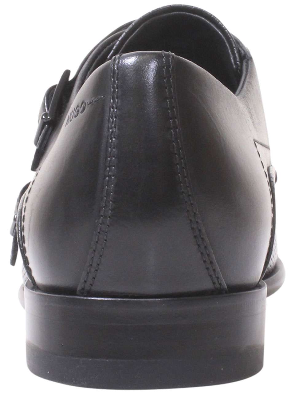 Hugo Boss Herren Appeal Monk Riemen Halbschuhe Leder Elegant Schuhe Schwarz - Bild 10 von 49