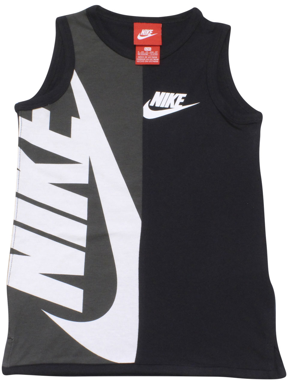 Nike Little Boy's Tank Top Crew Neck Black - Picture 9 of 10