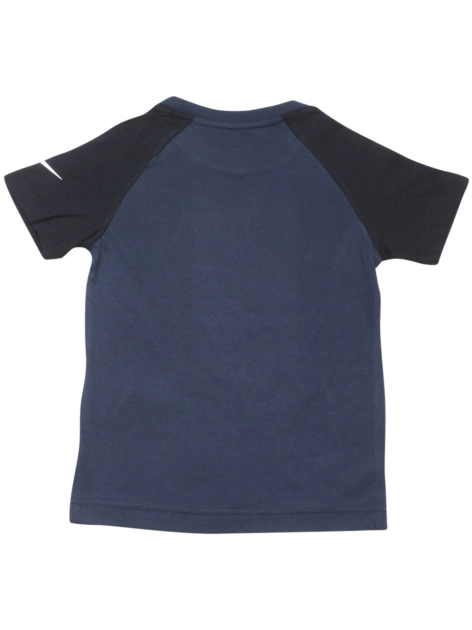 Nike Little Boy's Raglan T-Shirt Glow In The Dark Crew Neck Deep Ocean - Picture 6 of 10