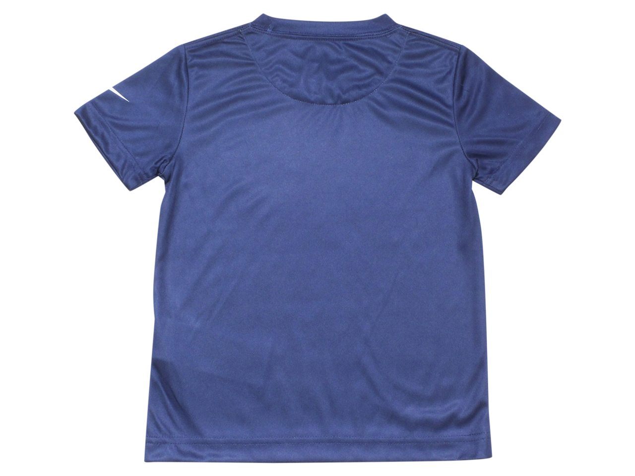 Nike Little Boy's T-Shirt Glow In The Dark Crew Neck Dri-FIT Blue Void - Picture 10 of 10