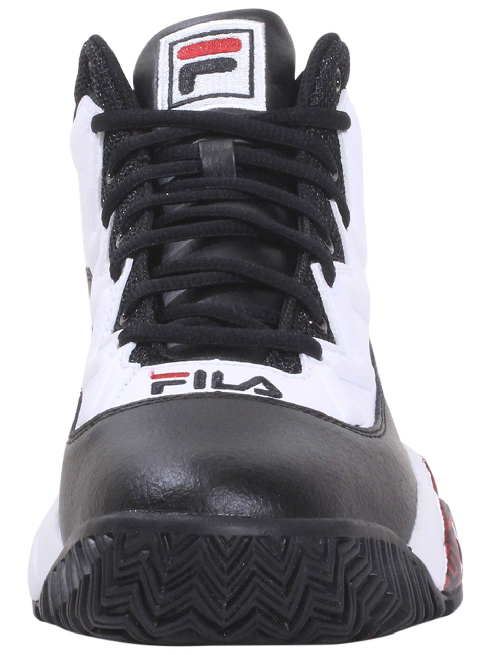 Fila Men's MB Sneakers High Top Black/White/Red - Picture 9 of 14