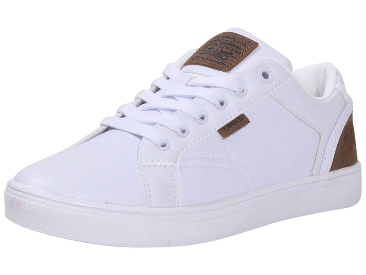 Levis Youth Boy's Jeffrey-501-Tumbled-UL Sneakers Low Top White/Tan - Picture 25 of 64