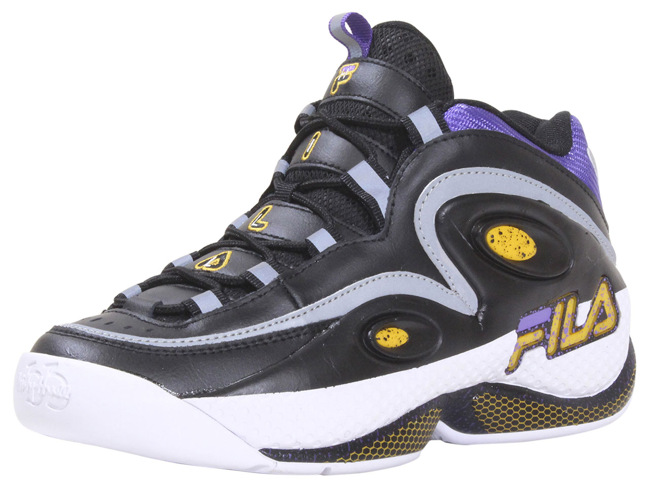 Fila Grant Hill Mens Shoes Size Color Black/Gold Focus
