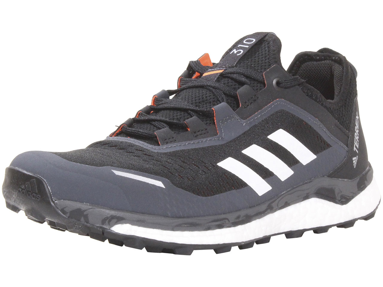 Adidas Men's Terrex-Agravic-Flow Sneakers Core Black/White/Solar Red - Picture 9 of 48