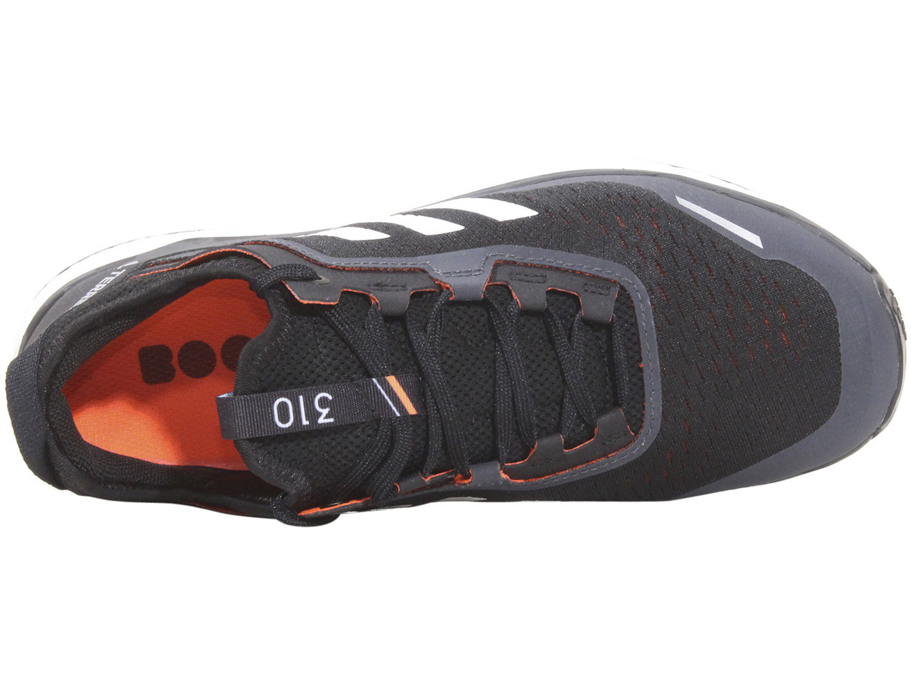 Adidas Men's Terrex-Agravic-Flow Sneakers Core Black/White/Solar Red - Picture 14 of 48