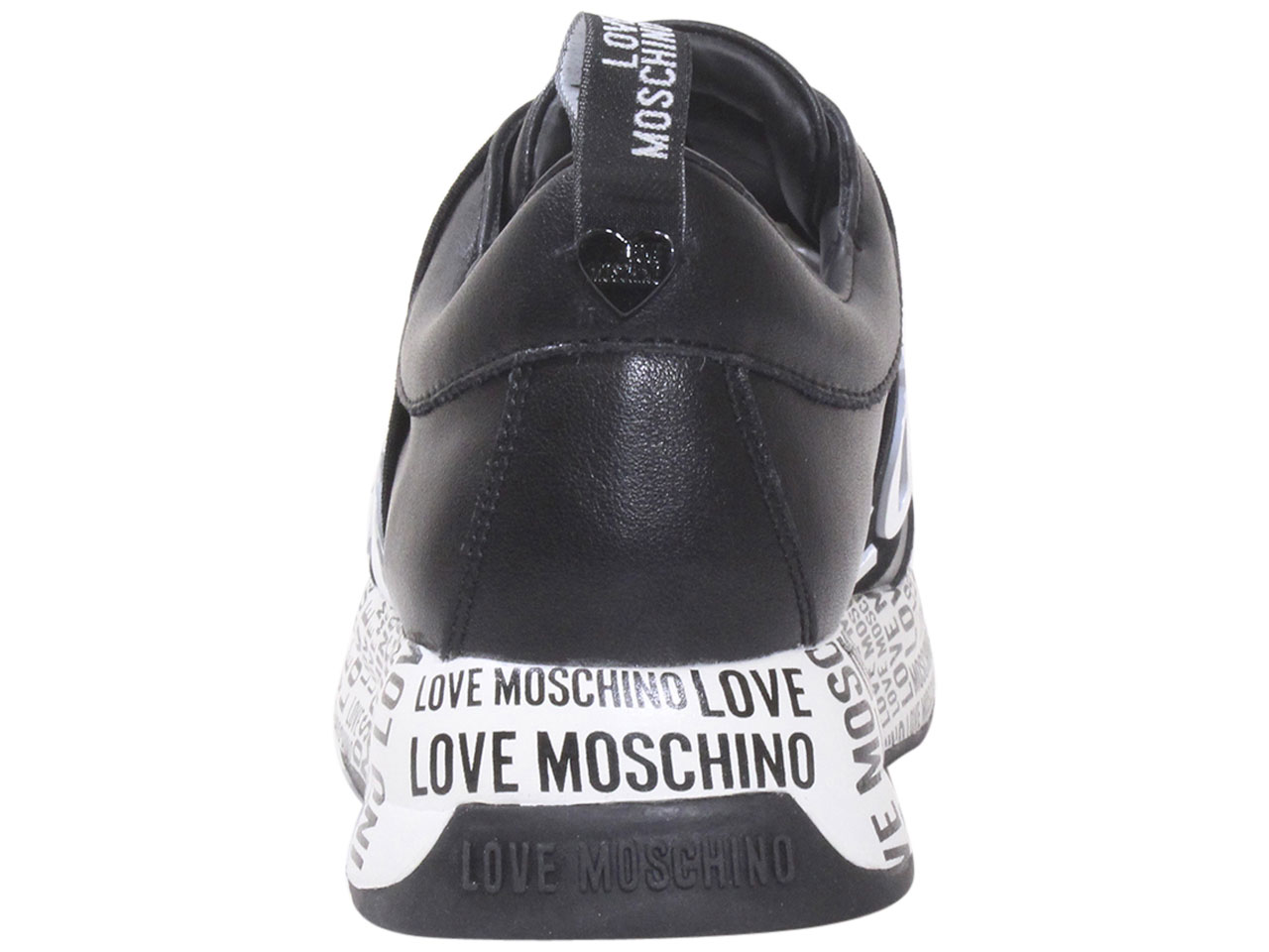 Love Moschino Women's Sneakers Slip On Logo Print Sole Black - Picture 20 of 48