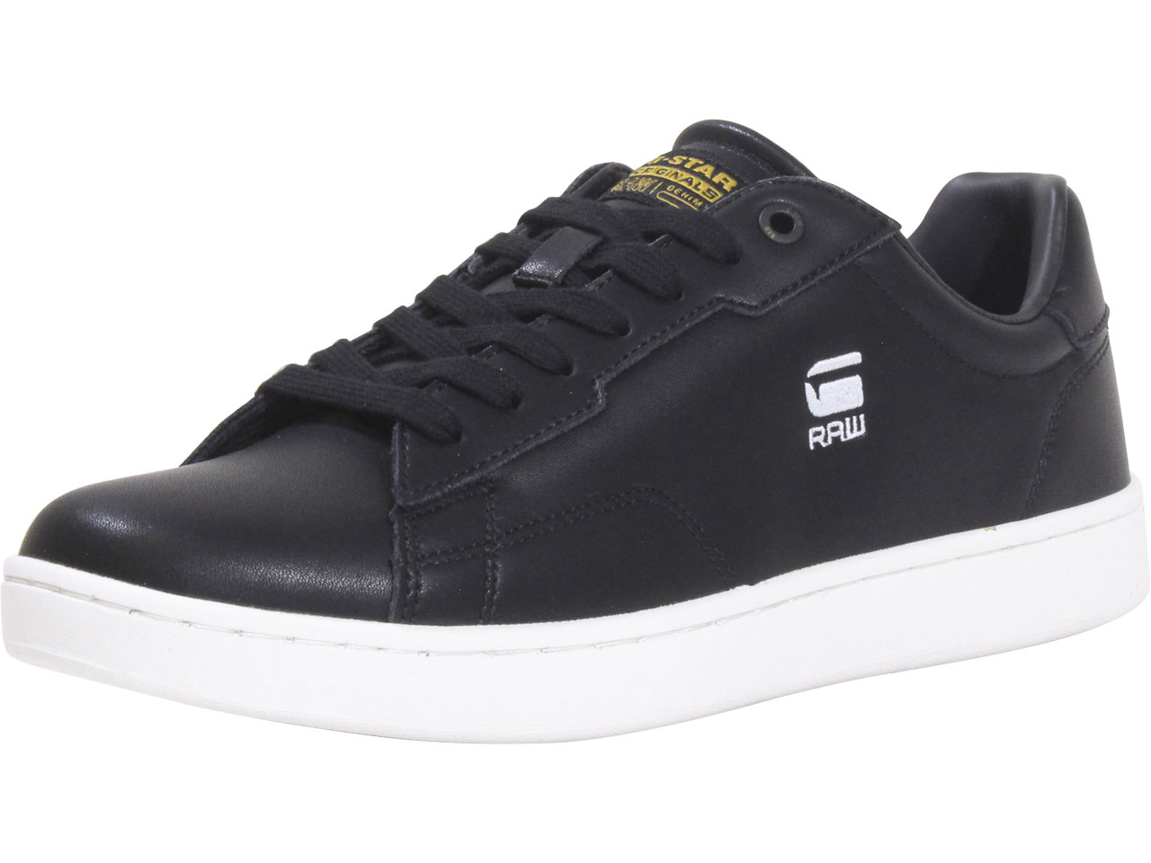 n G-Star Raw Men's Cadet-Lea Sneakers Low Top Leather Black | eBay