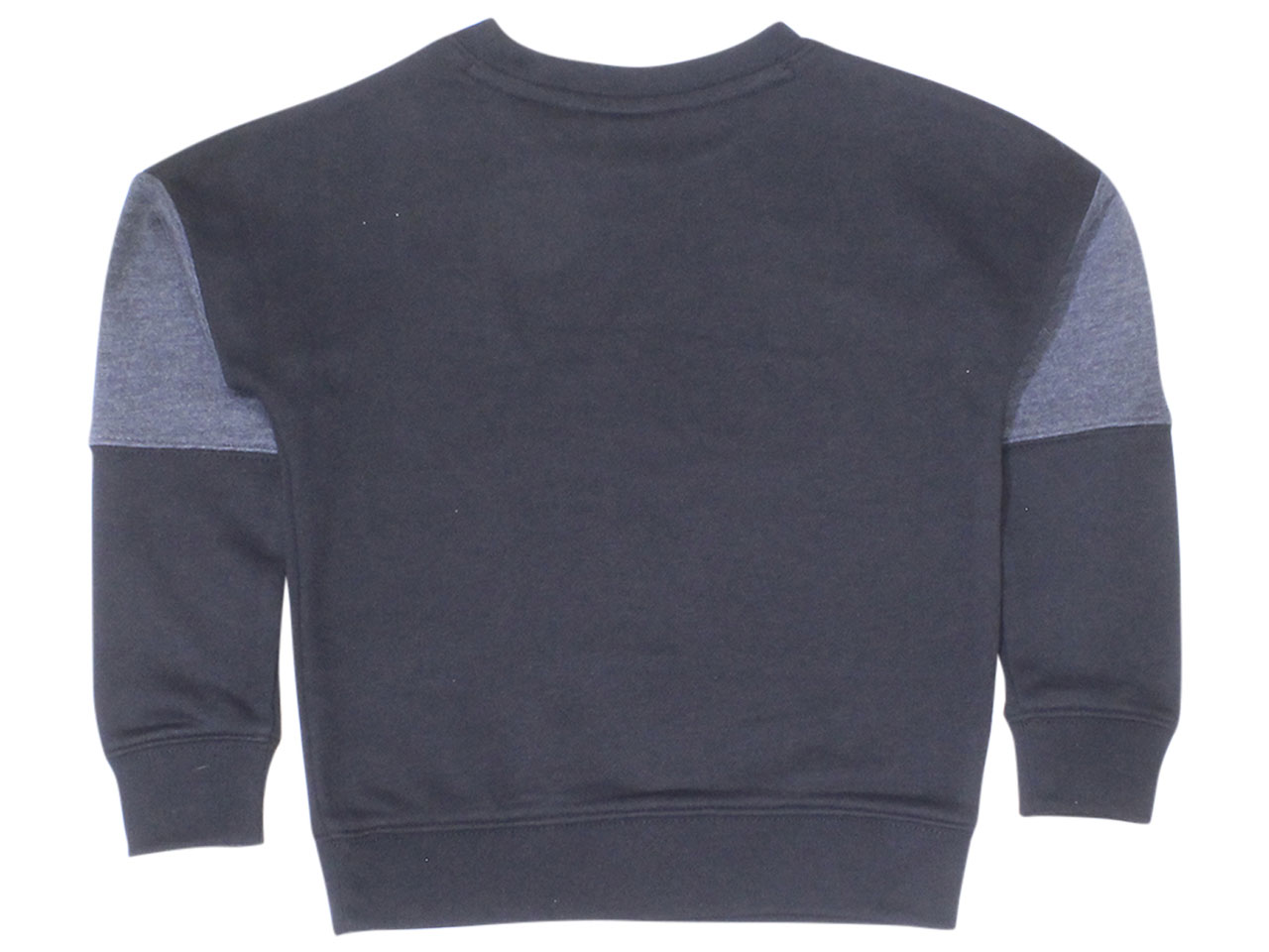 Nike Little Boy's Logo Crew Neck Fleece Sweatshirt Pullover Black - Picture 8 of 10
