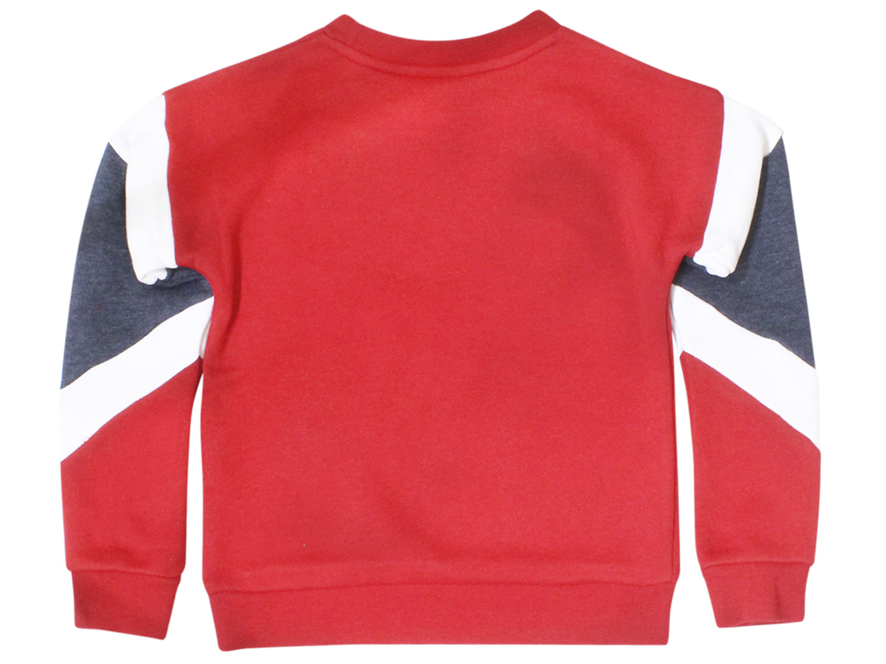 Nike Little Boy's Swoosh Logo Square Crew Neck Fleece Sweatshirt Gym Red - Picture 4 of 8