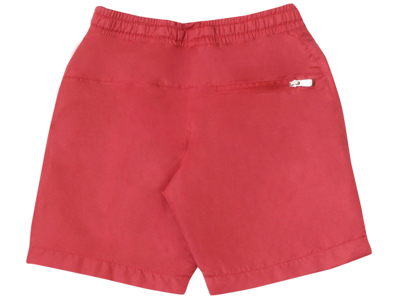 Nike Little Boy's Volley Shorts Swoosh Logo Trunks Swimsuit Gym Red/White - Picture 4 of 10