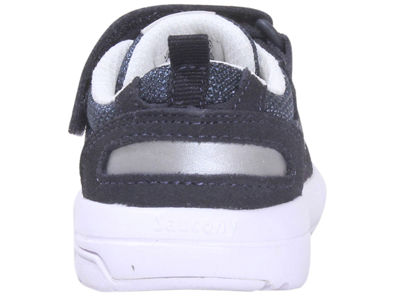 Saucony Toddler/Little Boy's Jazz-Lite-2.0 Sneakers Hook/Loop Shoes Navy/Silver - Picture 12 of 48