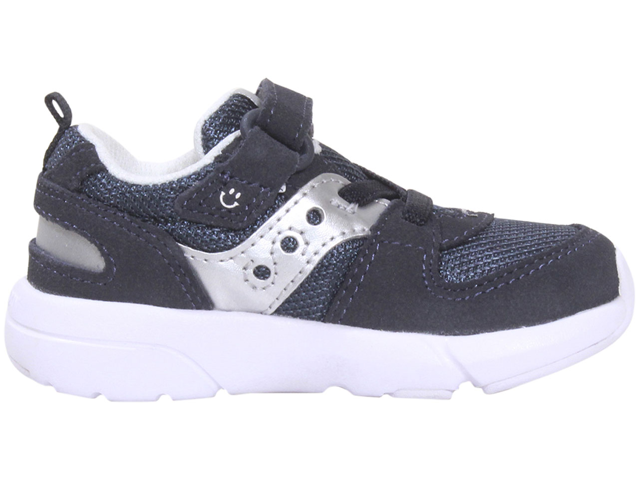 Saucony Toddler/Little Boy's Jazz-Lite-2.0 Sneakers Hook/Loop Shoes Navy/Silver - Picture 13 of 48