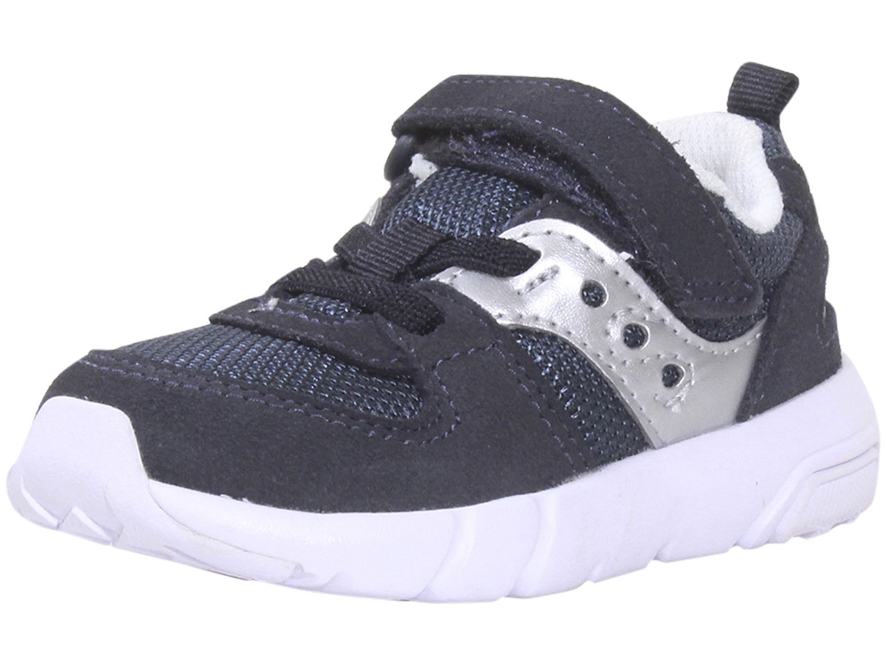 Saucony Toddler/Little Boy's Jazz-Lite-2.0 Sneakers Hook/Loop Shoes Navy/Silver - Picture 33 of 48