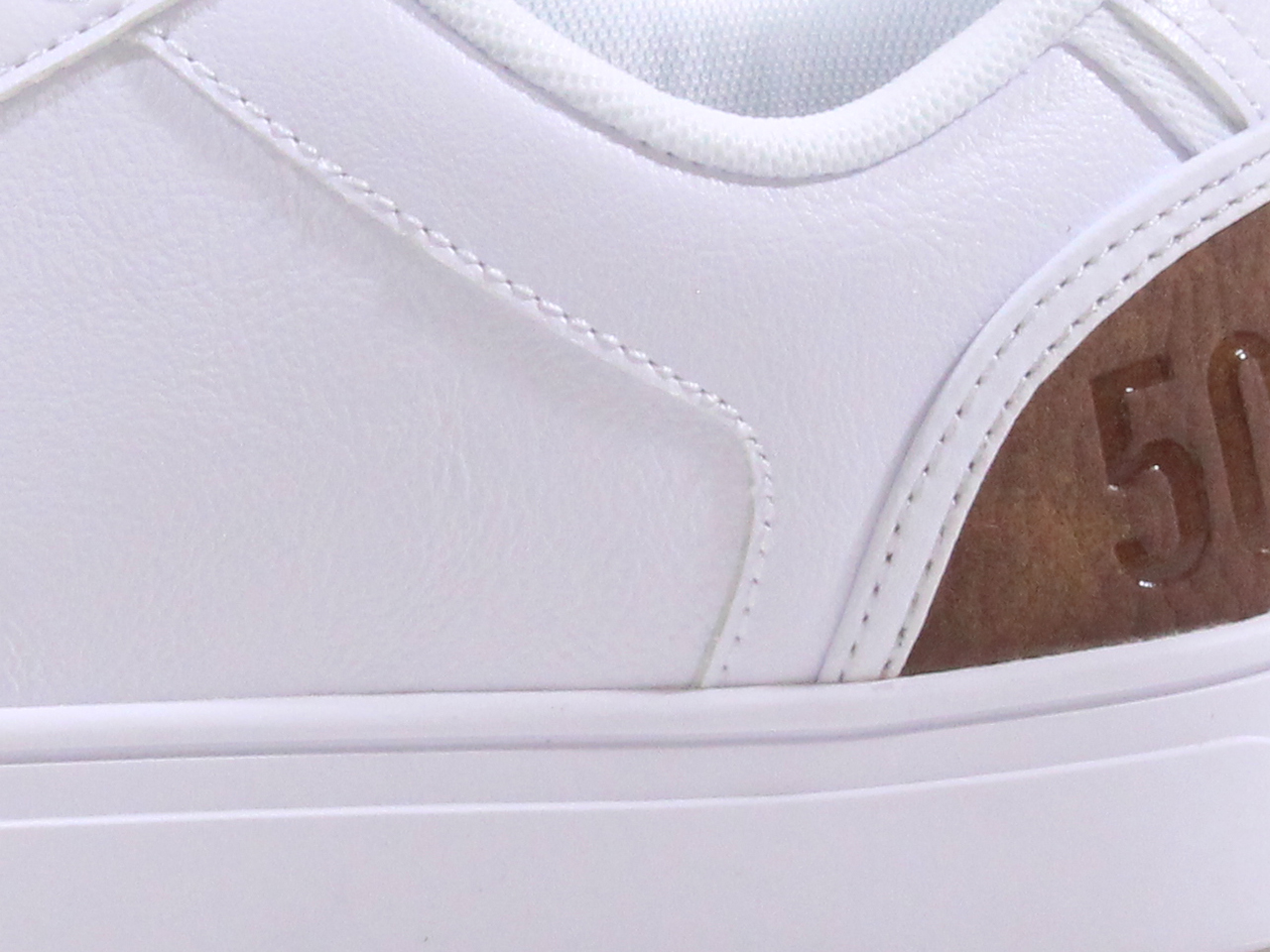Levis Men's Jeffrey-501-Tumbled-UL Sneakers Low Top White/Tan