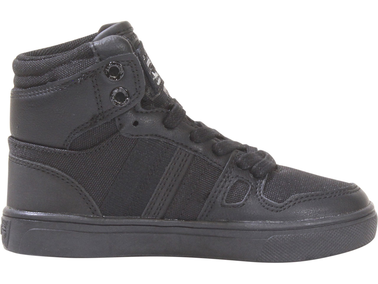 Levis Little Boy's BB-HI-Mono Sneakers High Top Shoes Black Mono Chrome - Picture 37 of 56