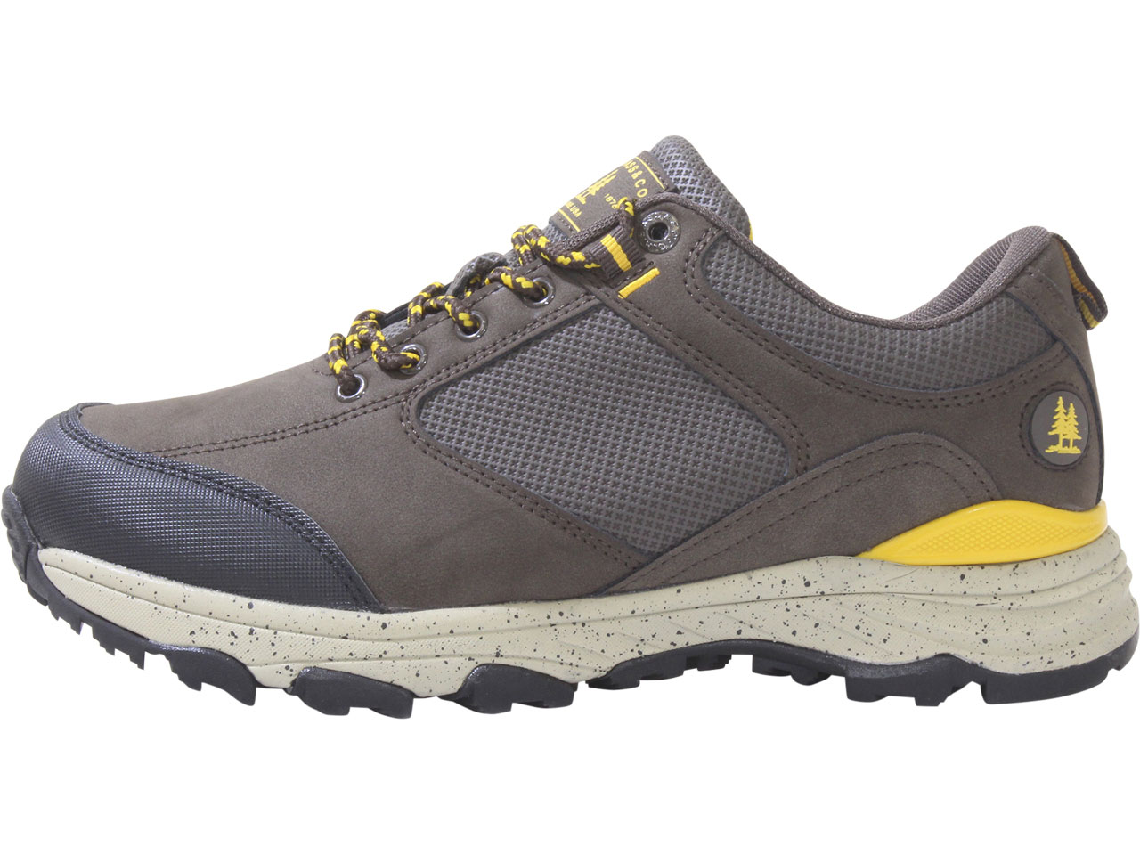 G.H. Bass & Co. Men's Trailway-Lo Sneakers Hiking Shoes Brown/Yellow