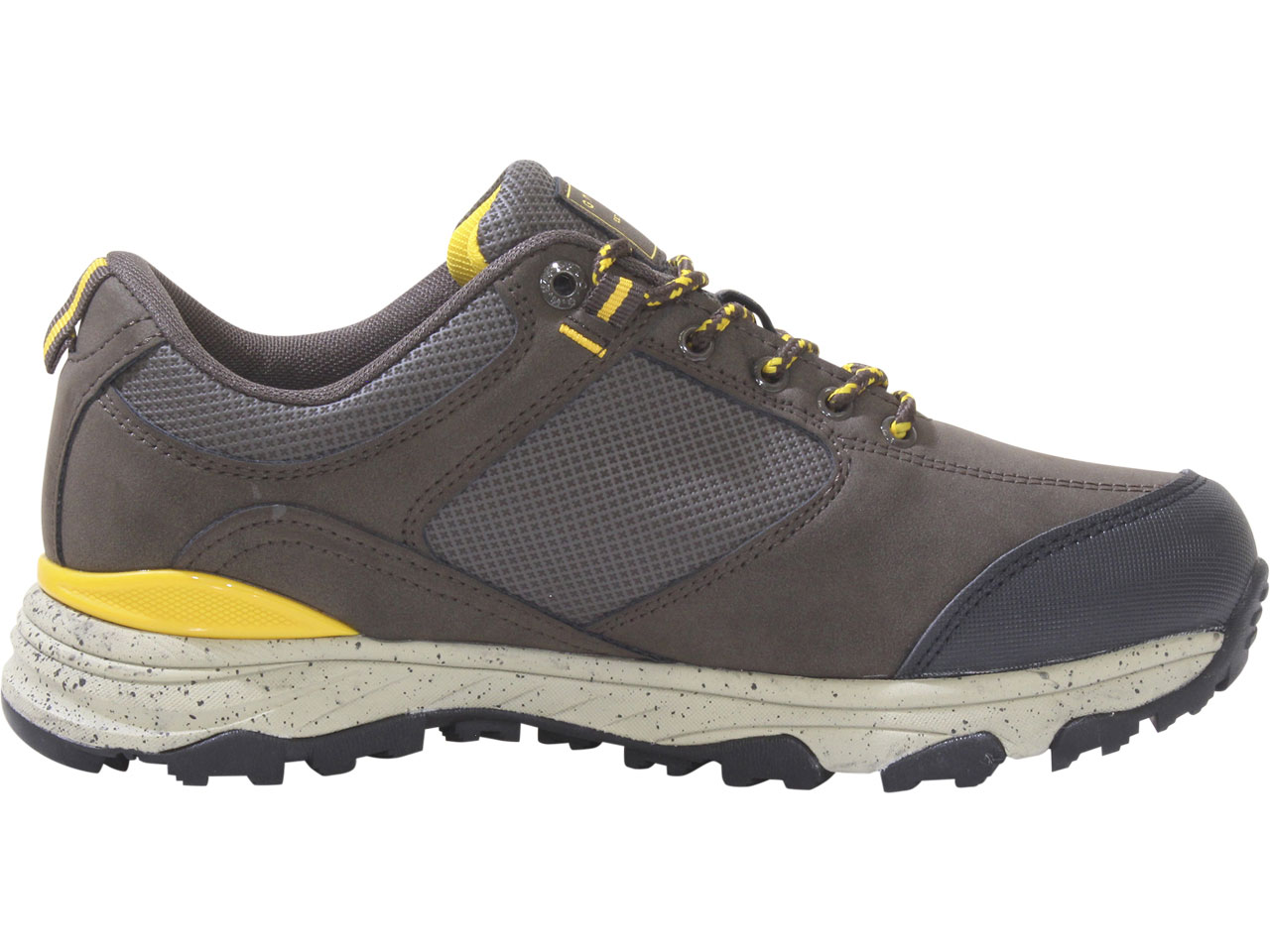 G.H. Bass & Co. Men's Trailway-Lo Sneakers Hiking Shoes Brown/Yellow