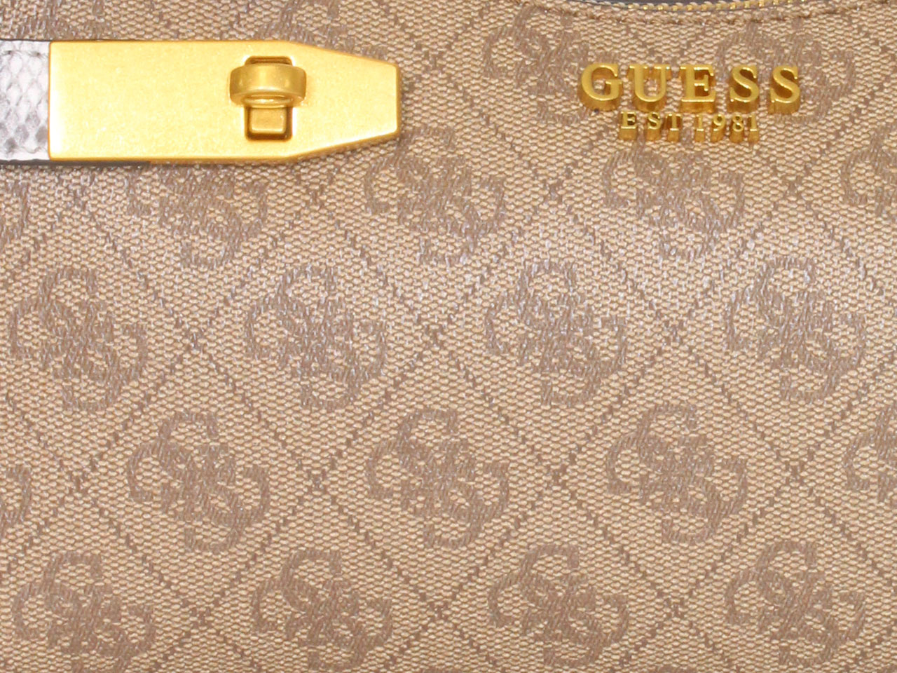 Guess Damen Zadie-Logo Handtasche Top Zip Schultertasche Tasche - Bild 18 von 18