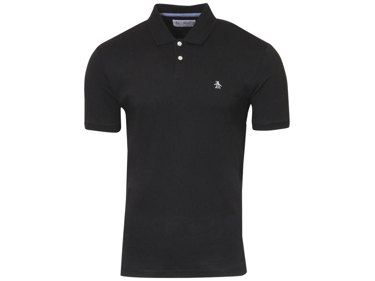 Original Penguin Men's Interlock Polo Shirt Short Sleeve True