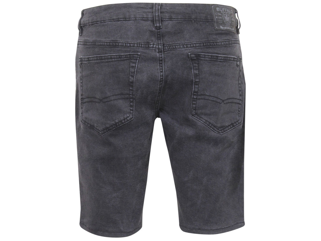 Buffalo By David Bitton Men's Slim-Parker Jean Shorts Black