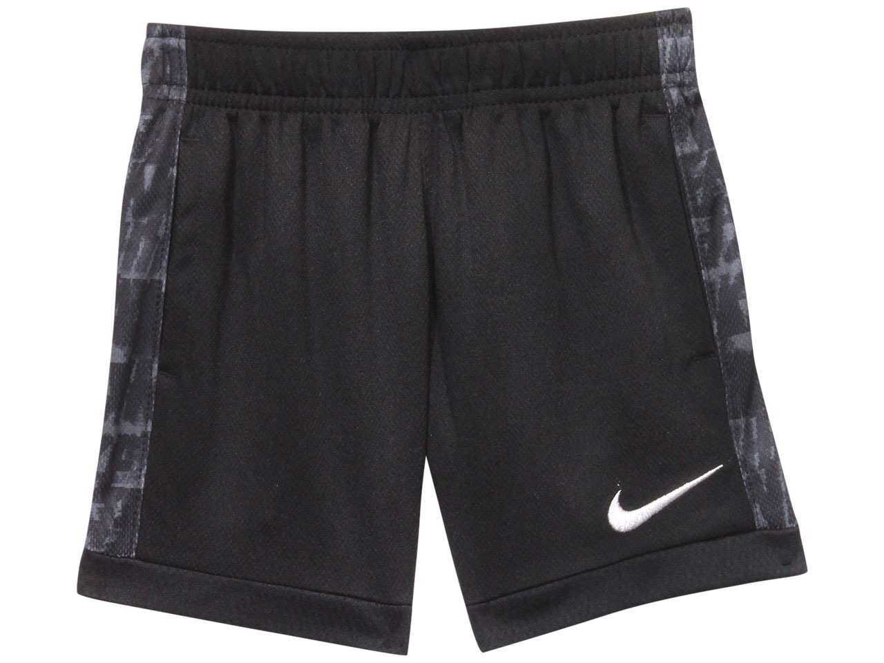 Nike Little Boy's Shorts Dri-FIT Trophy All-Over Print Black - Picture 7 of 8