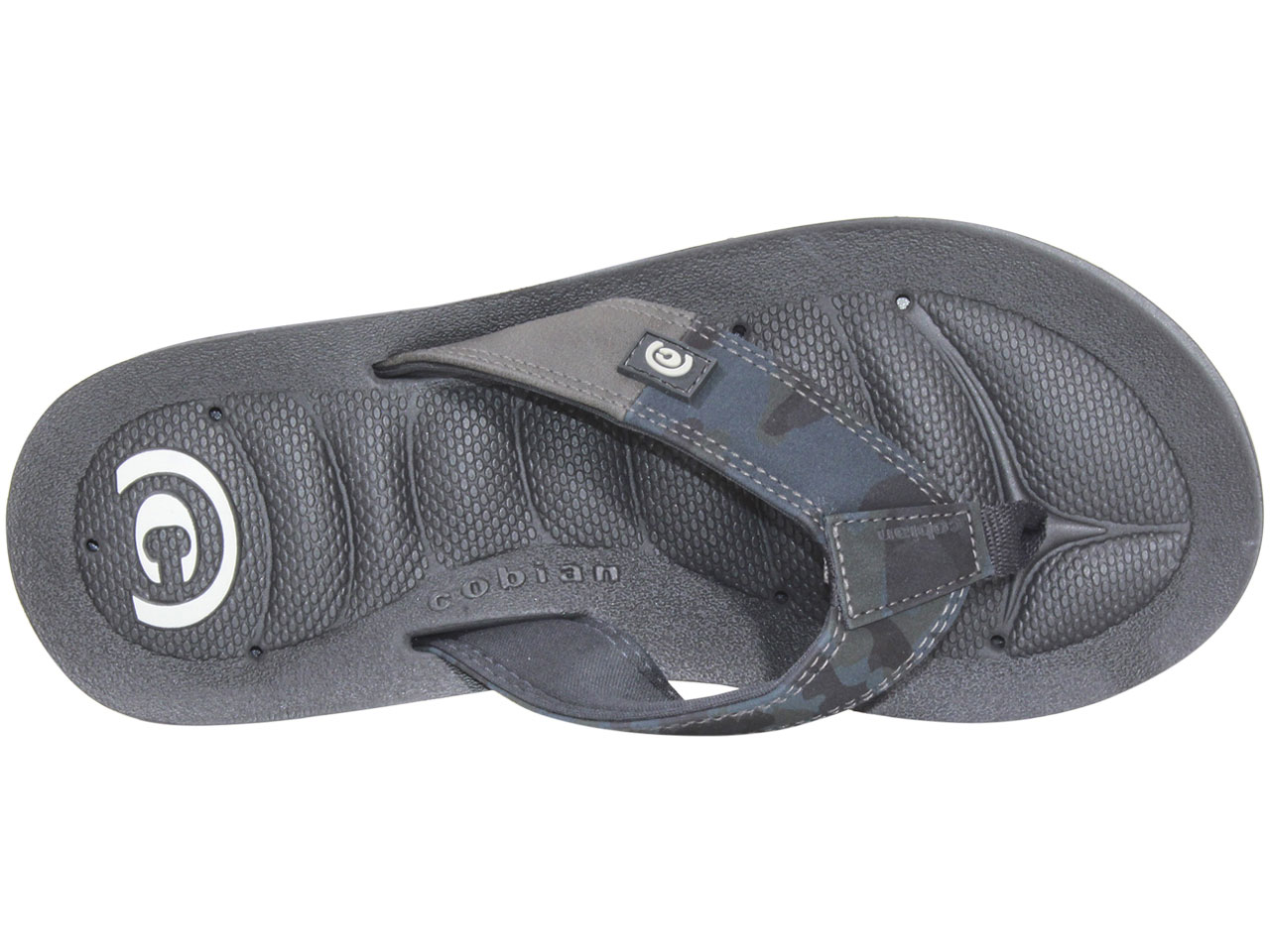 Cobian Men's Hobgood-Draino Flip-Flops Sandals Shoes Ocean Camo