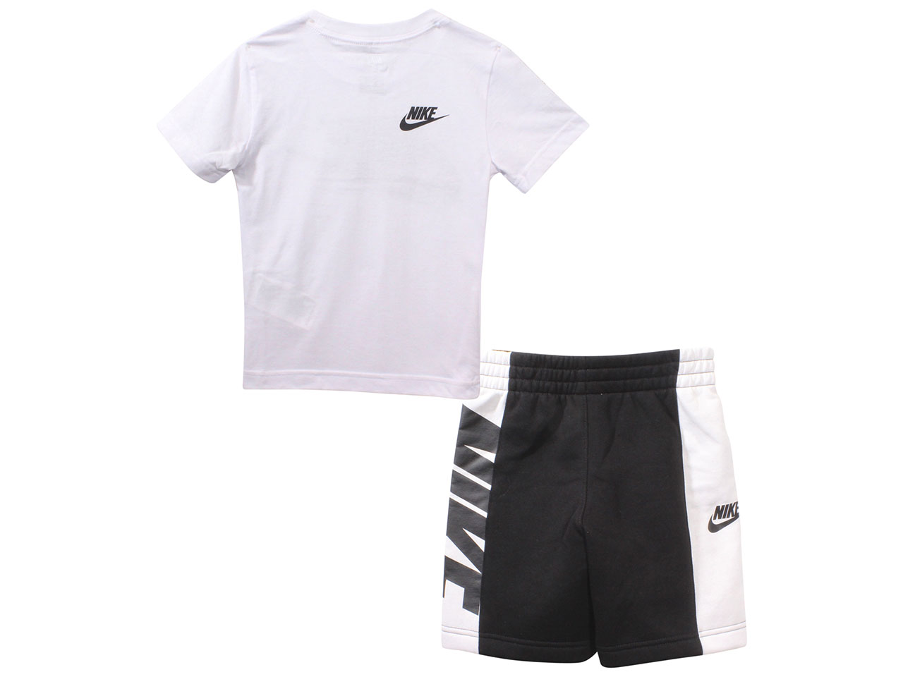 Nike Little Boy's T-Shirt & Shorts 2PC Set Amplify FT Black - Picture 4 of 8