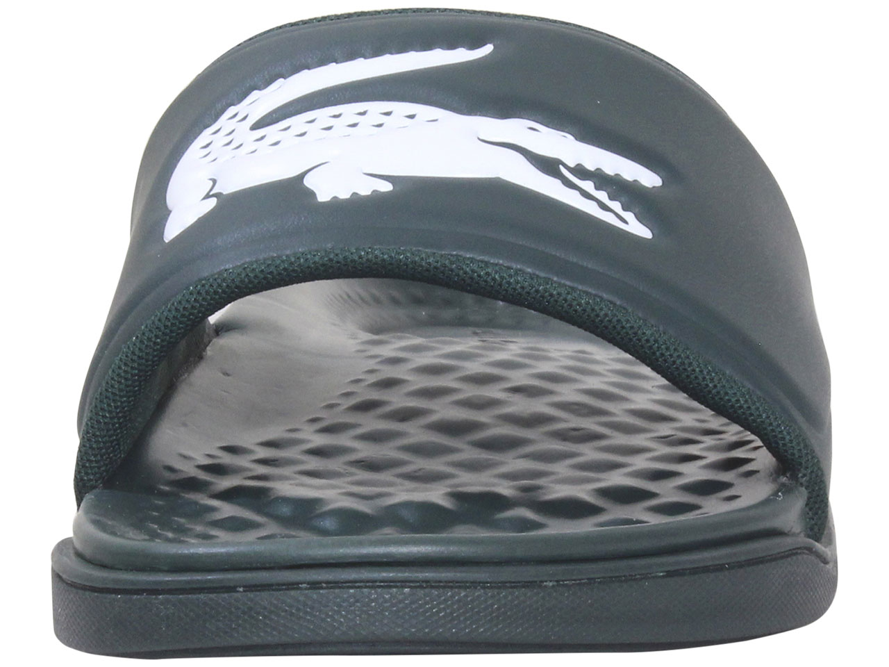 Lacoste Herren Croco-Dualiste-0922-1 Slide Sandalen Schuhe Dunkelgrün/Weiß - Bild 18 von 32