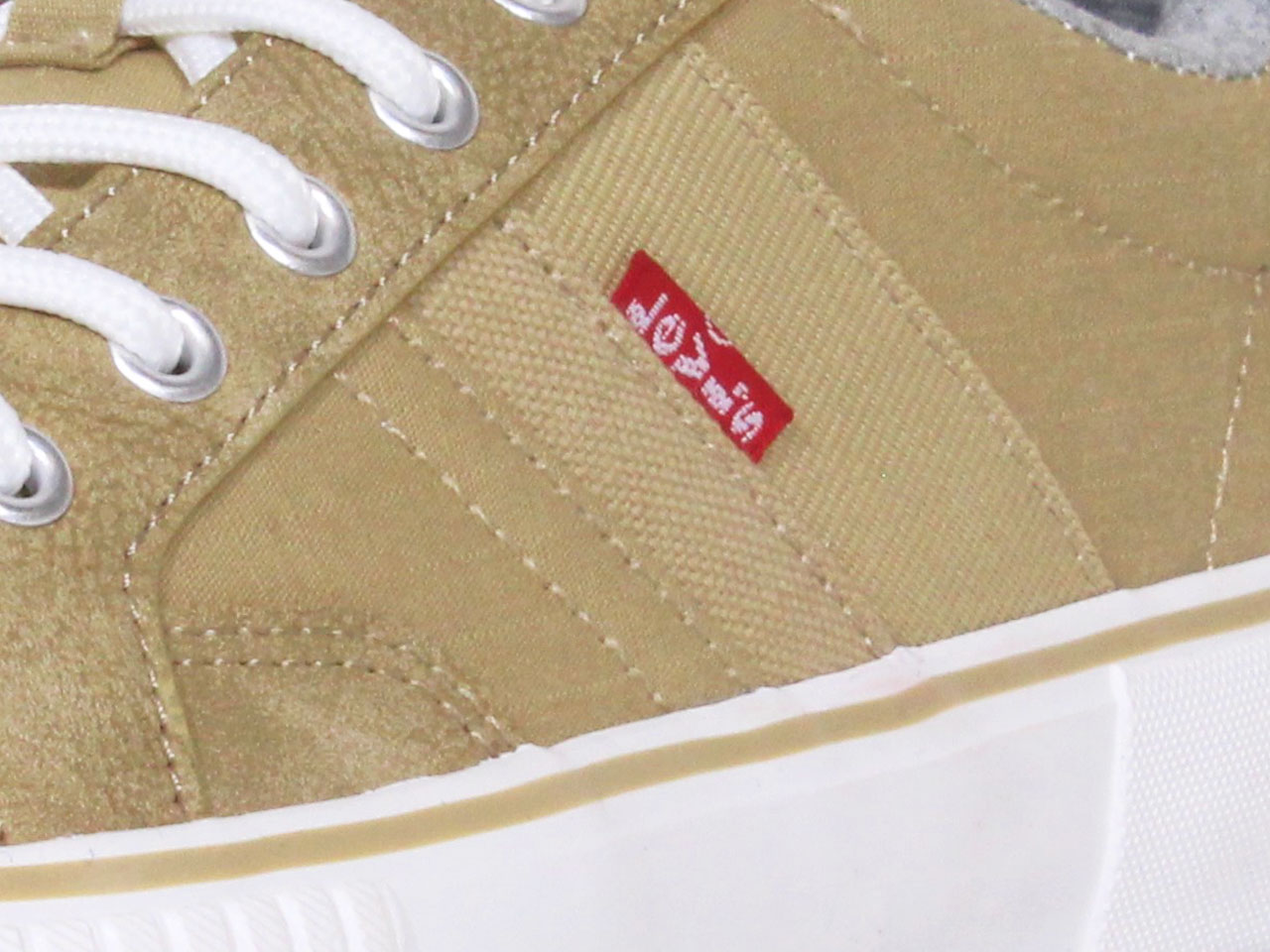 Levis Men's Turner-CZ Sneakers Low-Top Shoes Khaki | eBay