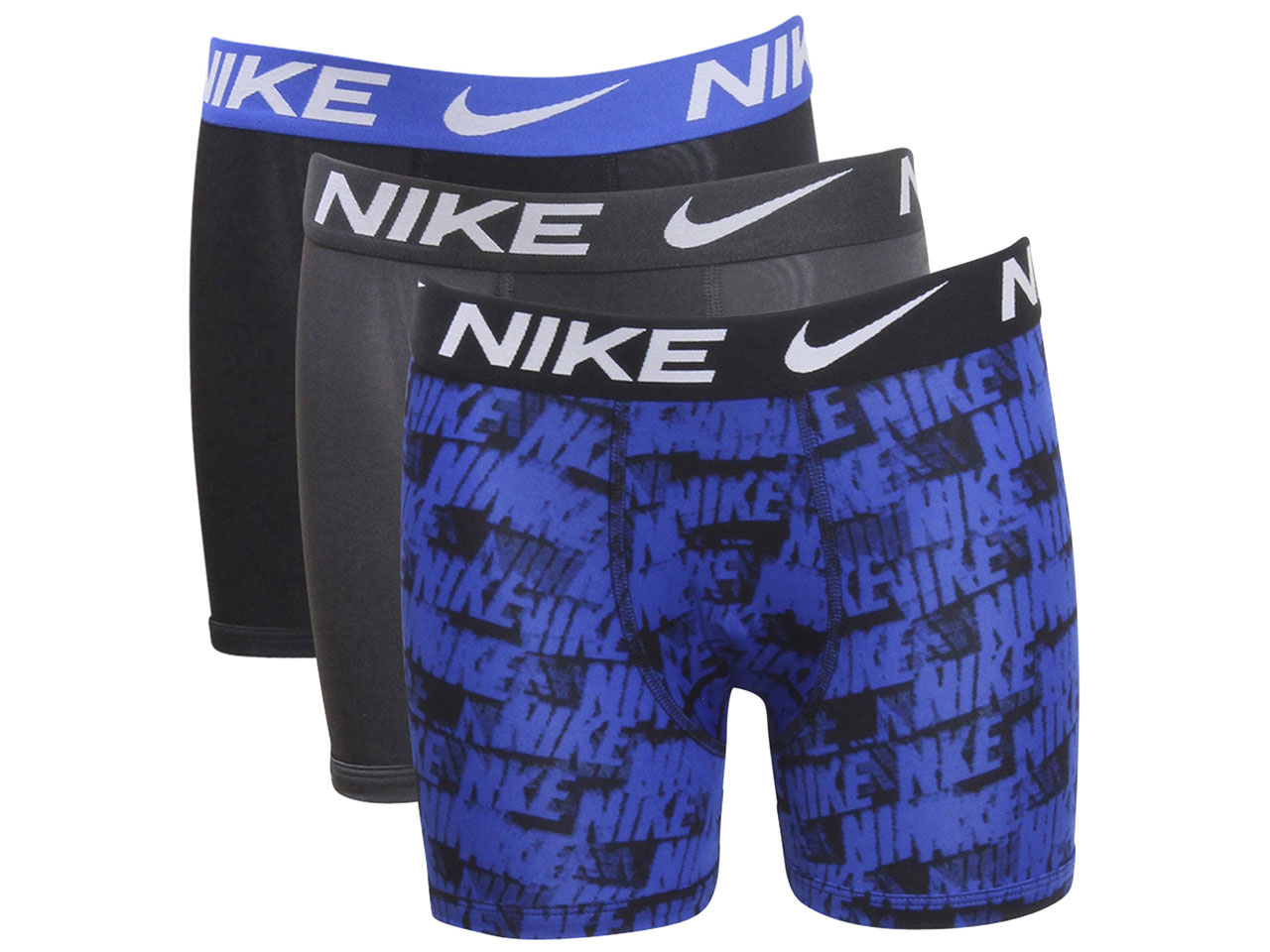 Nike Youth Boy's 3-Pairs Boxer Briefs Underwear Micro Dri-FIT Game Royal - Picture 5 of 10