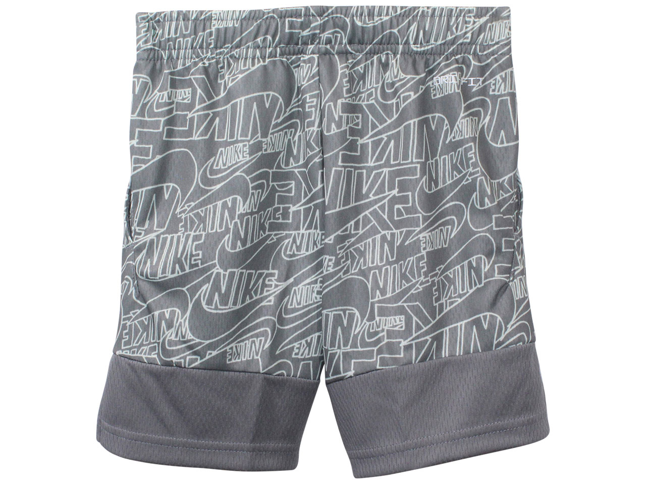 Nike Little Boy's Shorts Dri-FIT Read All-Over Print Smoke Grey - Picture 8 of 8