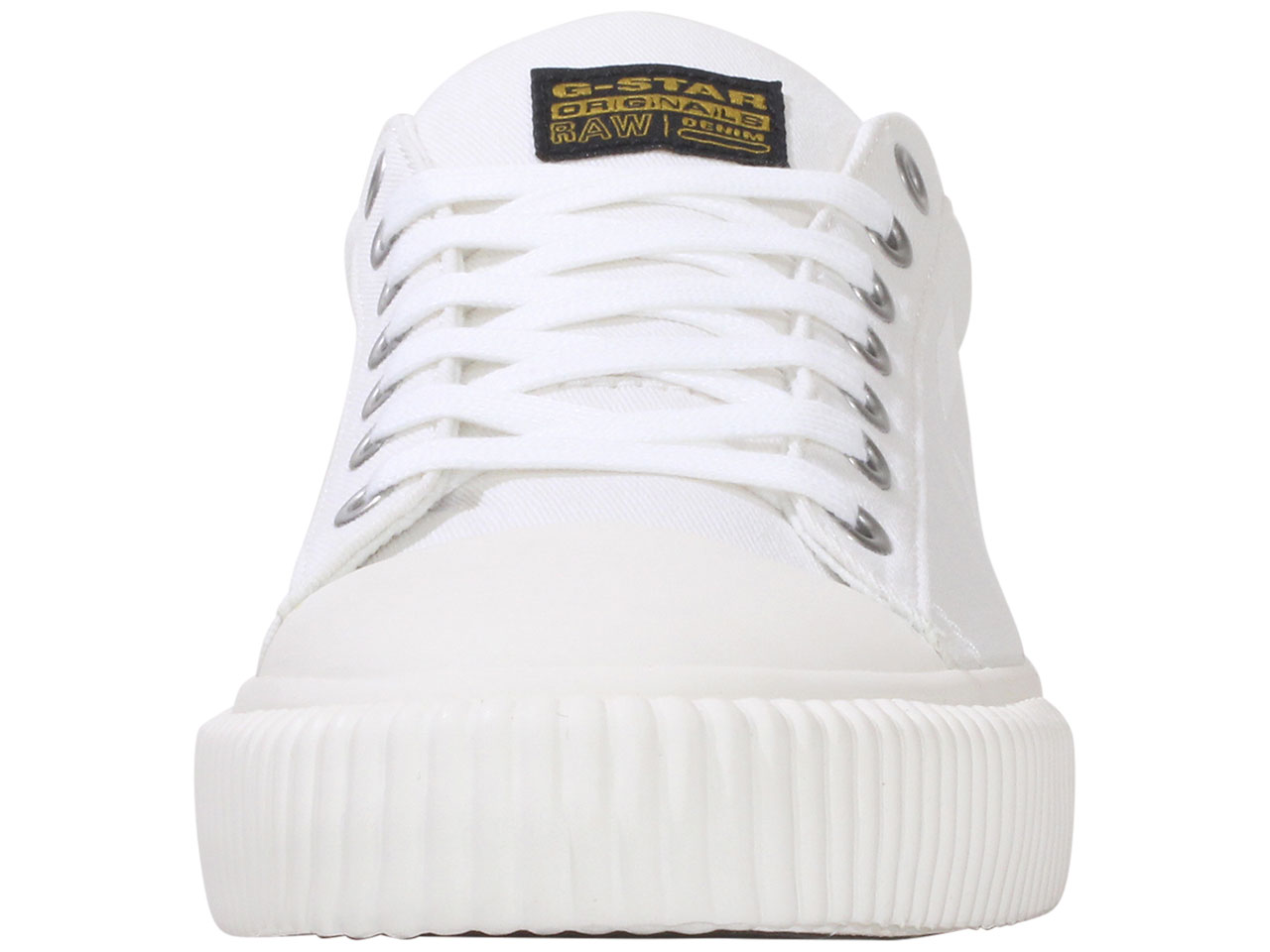 G-Star Raw Men's Meefic-TNL-M Sneakers Low-Top Tonal Shoes White