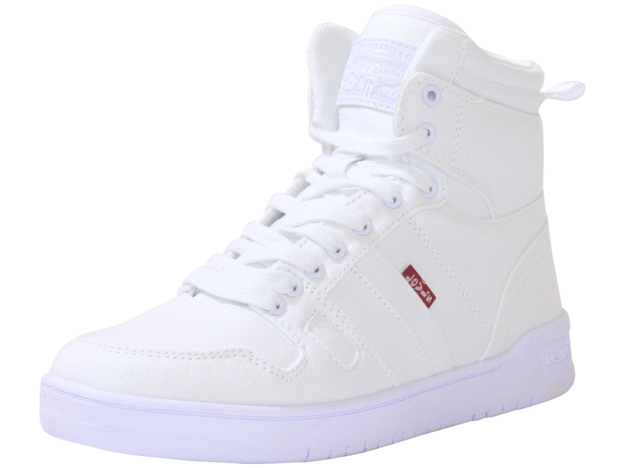 Zapatillas deportivas Levis BB-HI-CVS de lona blancas - Imagen 49 de 72