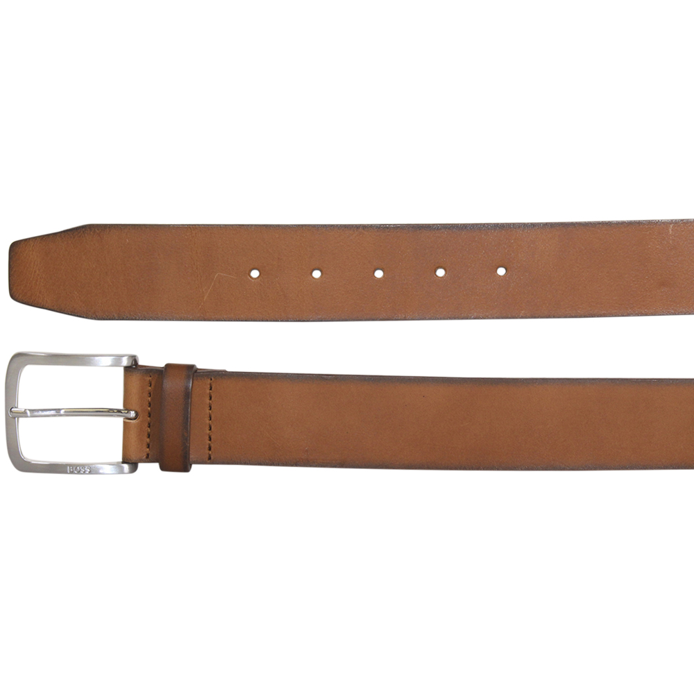 Cinturón Jor-V para hombre Hugo Boss cuero genuino marrón mediano - Imagen 15 de 24