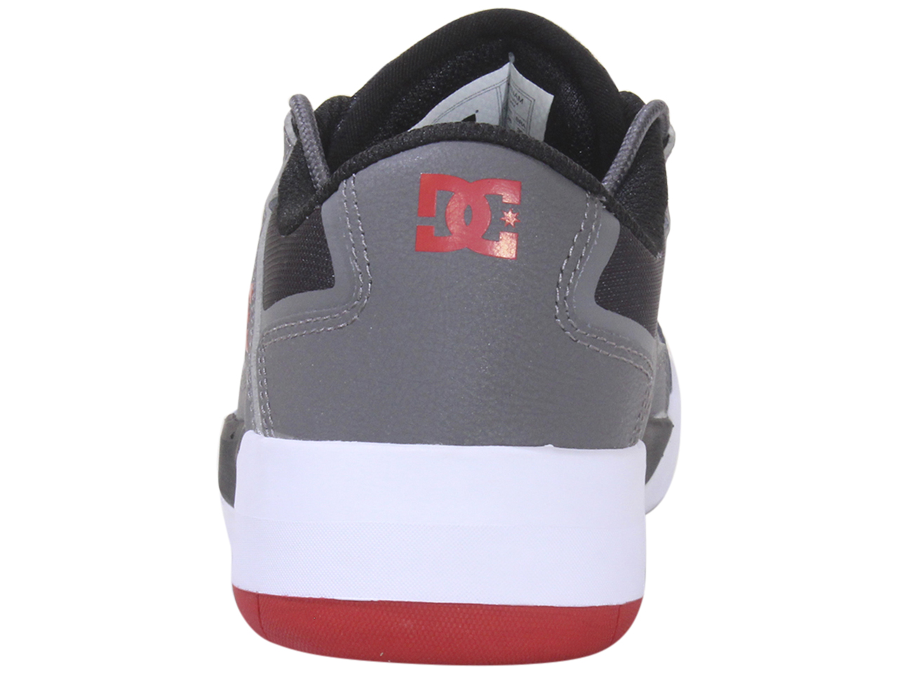 DC Shoes Men's DC-Metric Sneakers Low-Top Skate Shoes Grey/Black/Red - Picture 76 of 80