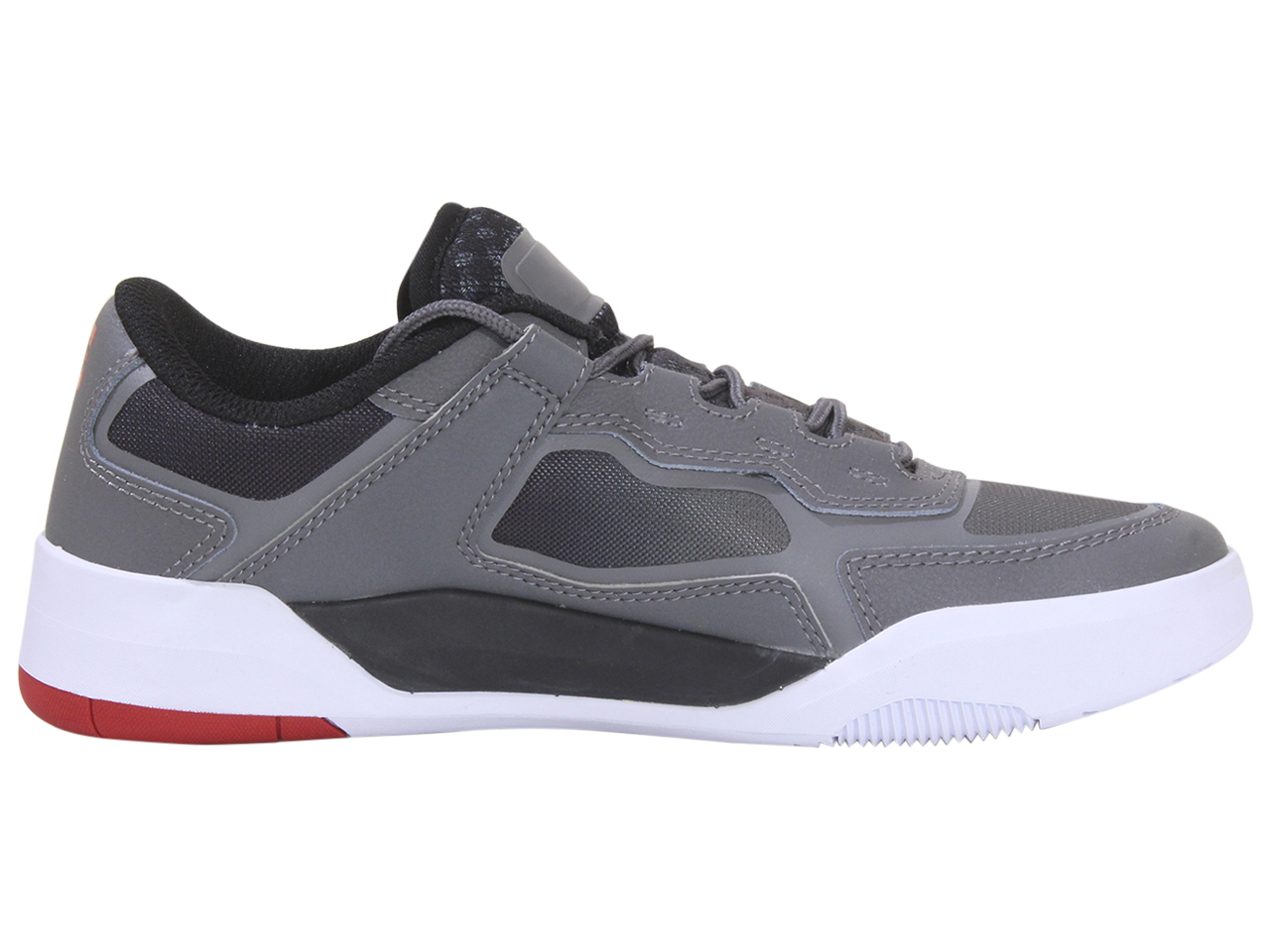 DC Shoes Men's DC-Metric Sneakers Low-Top Skate Shoes Grey/Black/Red - Picture 21 of 80