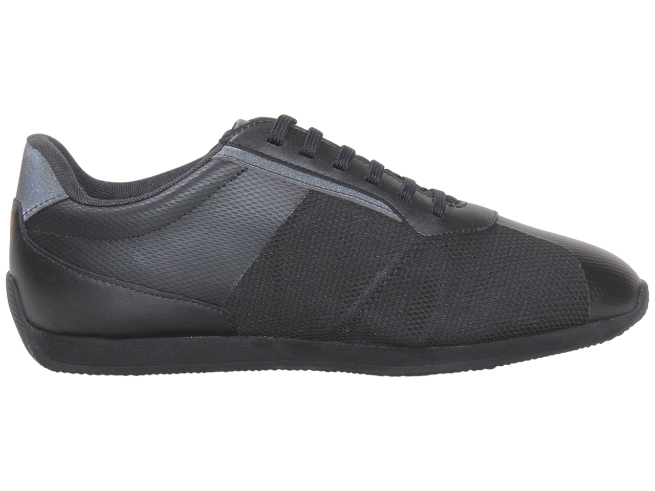 Hugo Boss Men's Cyden Sneakers Mesh Shoes Low-Top Black - Picture 45 of 48