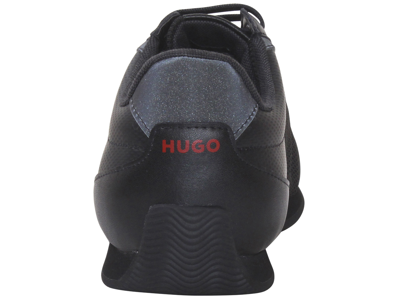 Hugo Boss Men's Cyden Sneakers Mesh Shoes Low-Top Black - Picture 12 of 48