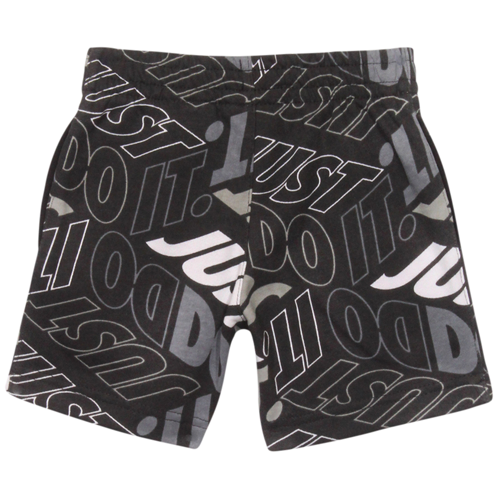 Nike Little Boy's Shorts Just Do It All-Over Print Black - Picture 8 of 8