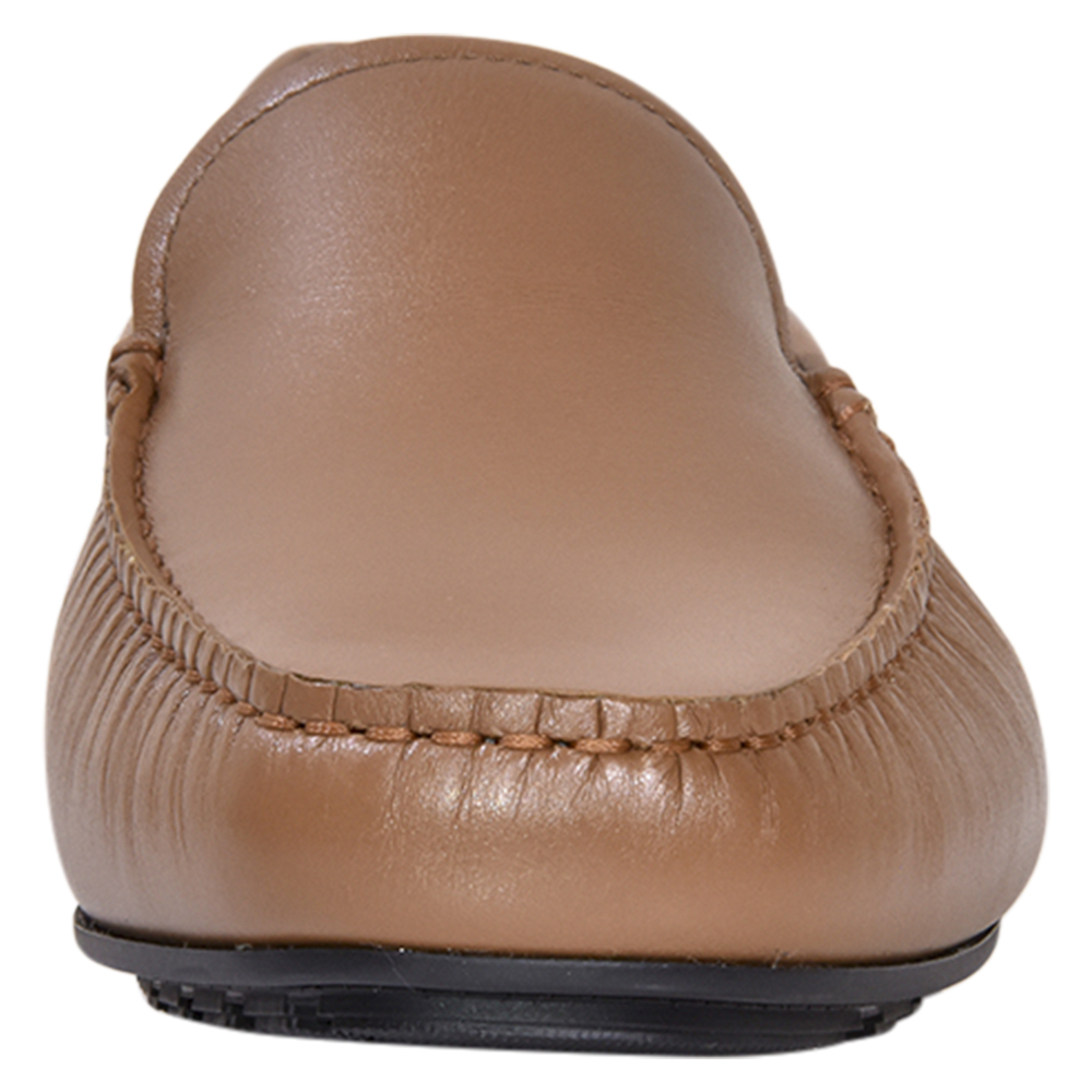 Hugo Boss Men's Noel Moccasin Medium Beige Slip-On Loafer Shoes