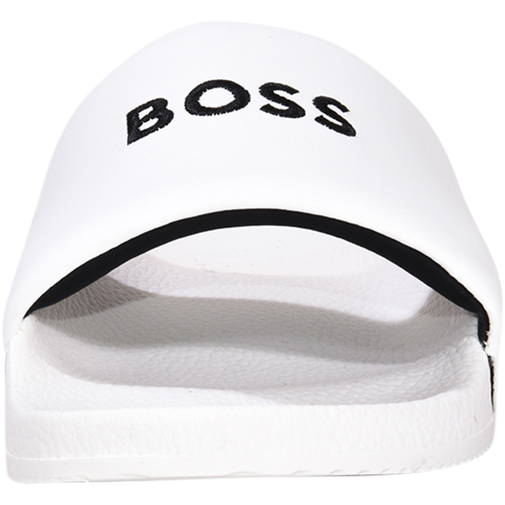 Hugo Boss Reese Slides Mens 10 White Sandal Shoes Hugo Boss Men main image 3