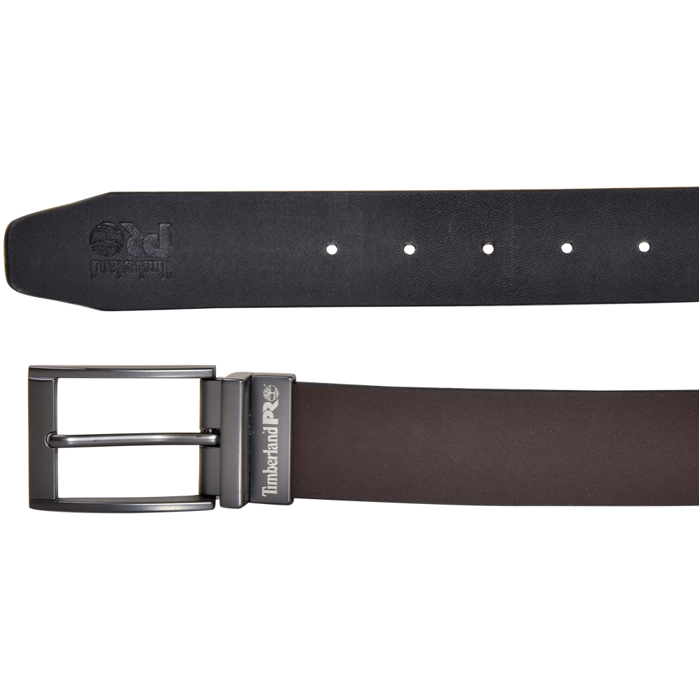 Cinturón para hombre Timberland Pro cuero reversible marrón/negro - Imagen 32 de 32