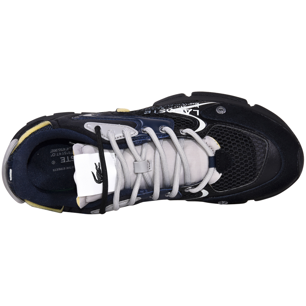 Lacoste Men's L003-Neo Sneakers Black/Navy Low Top Trainers | eBay