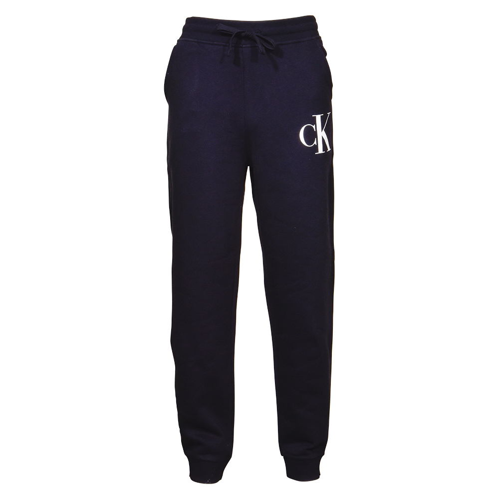's Ck-monogram Black Beauty Fleece Joggers Sweatpants