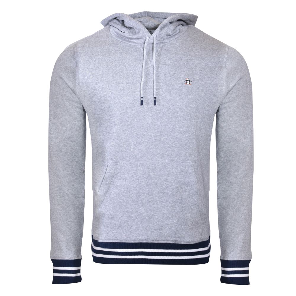 Original Pinguin Herren Hoodie Fleece Langarm Regenwärmer / Grau - Bild 7 von 18