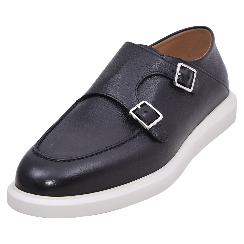 送料無料◆2025新品  Boss Hugo Randy_Monk_BUVPCL Shoes Monk Leather Loafer Men's その他観葉植物