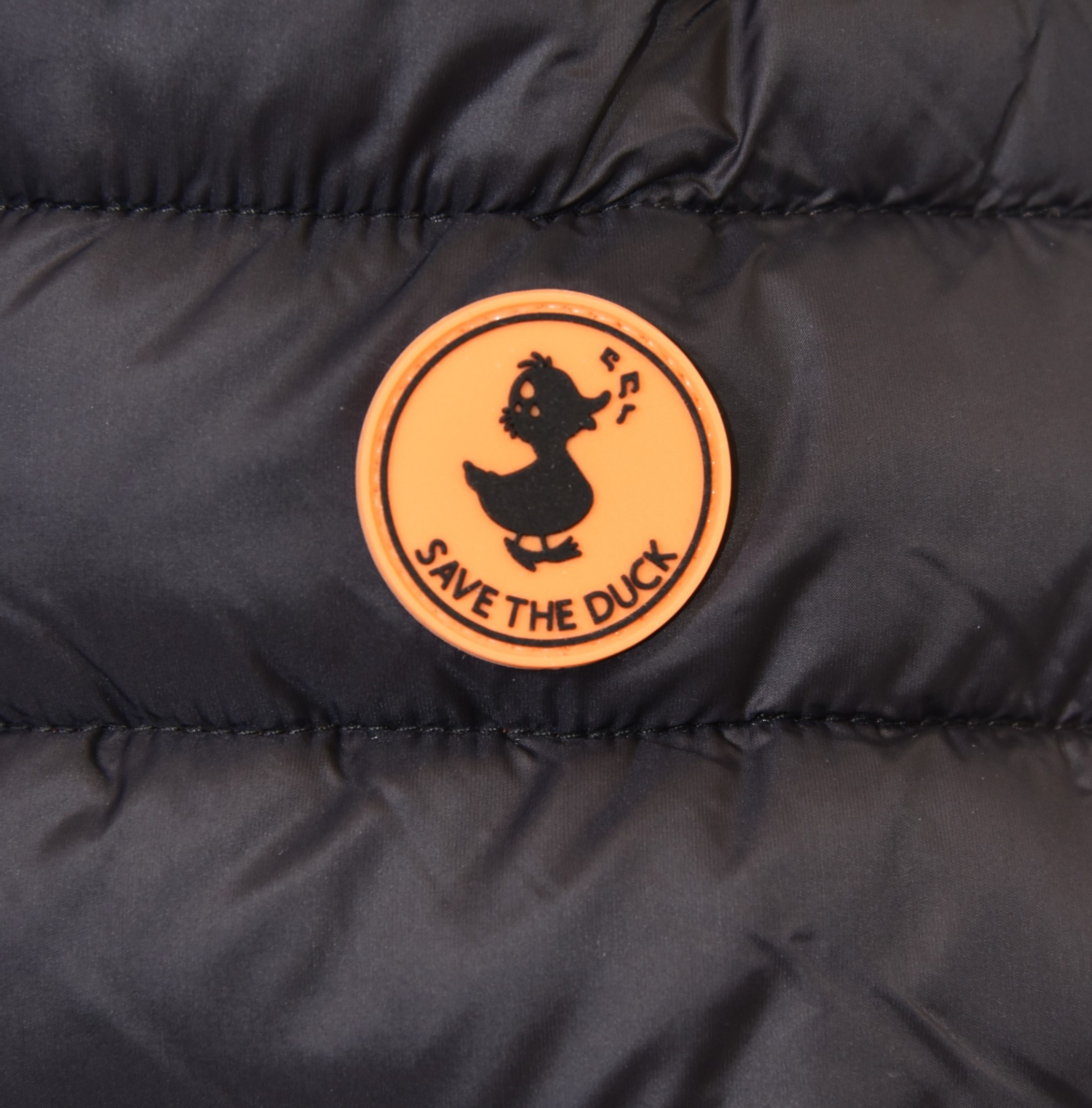 Save The Duck Boy's Donny Jacket Hooded Puffer Thyme Breathable Water Resistant - Picture 25 of 25